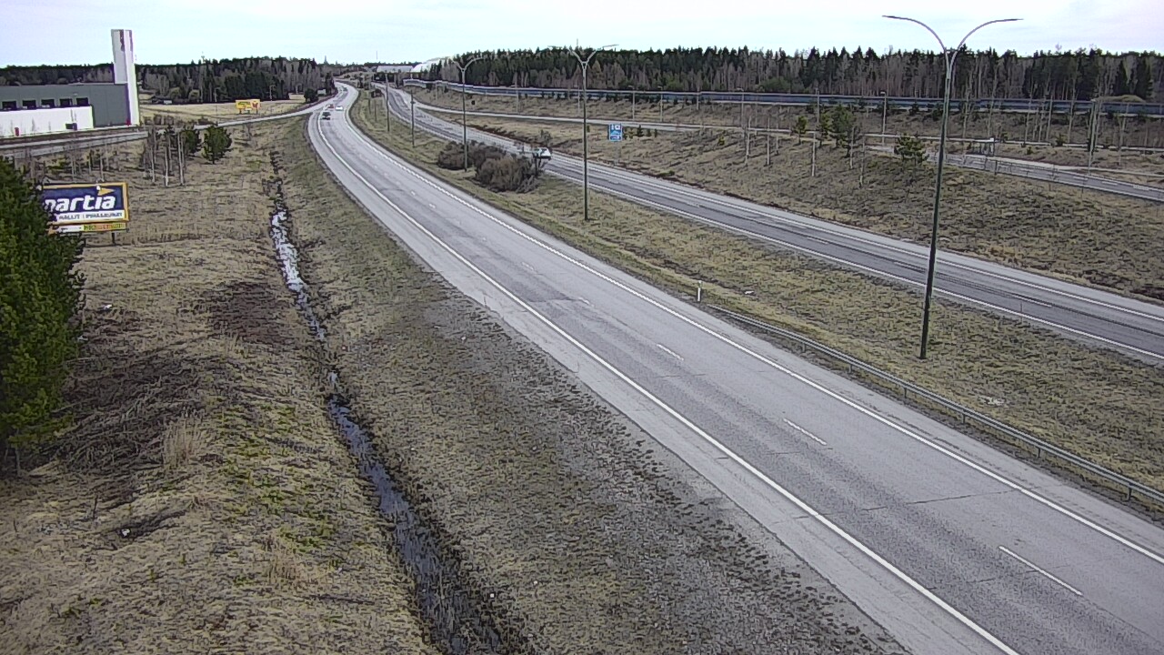 Weather Camera Image Väg 4 Kempele, Zatelliitti, Oulu, Pohjois-Pohjanmaa