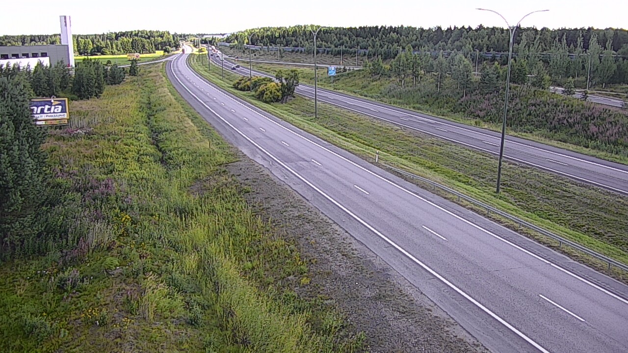 Kelikamerat Kuva Tie 4 Kempele, Zatelliitti, Oulu, Pohjois-Pohjanmaa