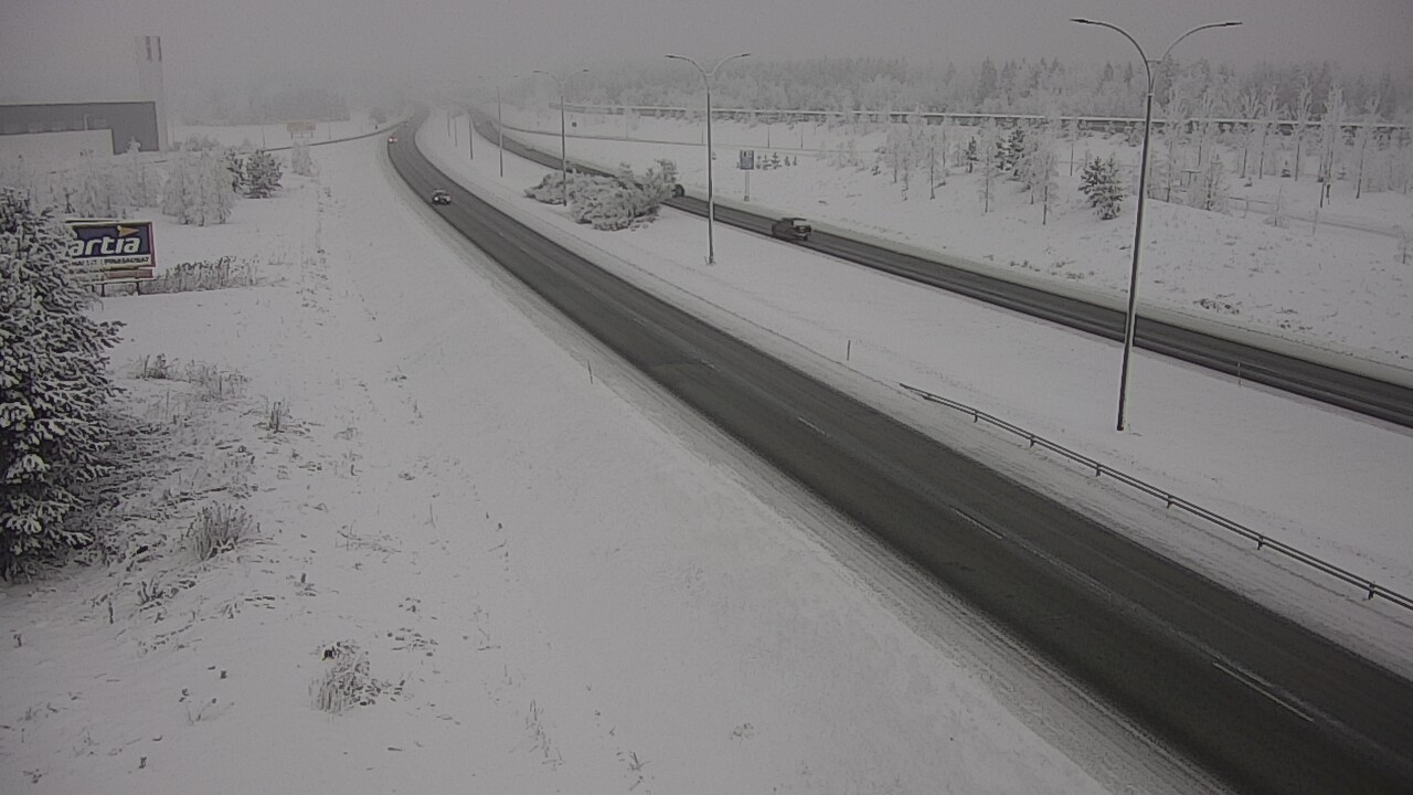 Kelikamerat Kuva Tie 4 Kempele, Zatelliitti, Oulu, Pohjois-Pohjanmaa