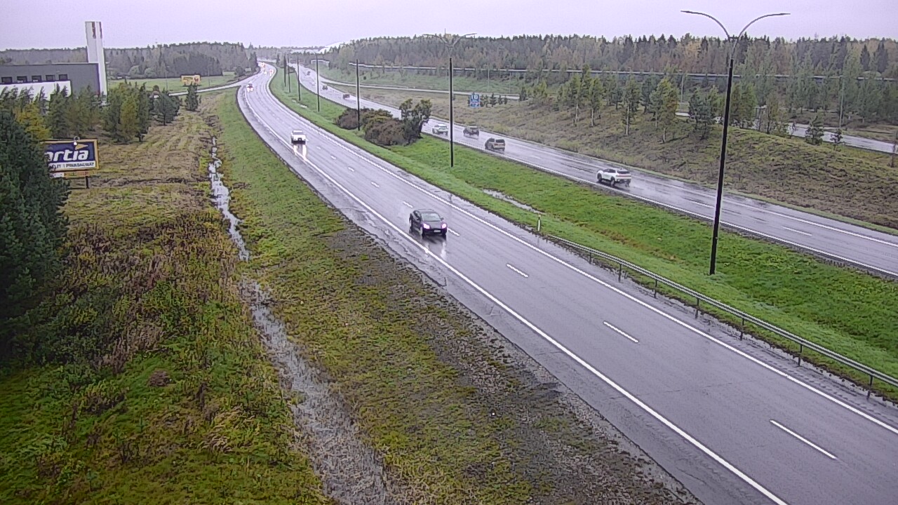 Weather Camera Image Väg 4 Kempele, Zatelliitti, Oulu, Pohjois-Pohjanmaa
