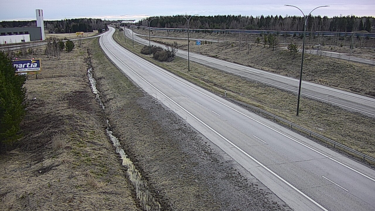 Weather Camera Image Road 4 Kempele, Zatelliitti, Oulu, Pohjois-Pohjanmaa