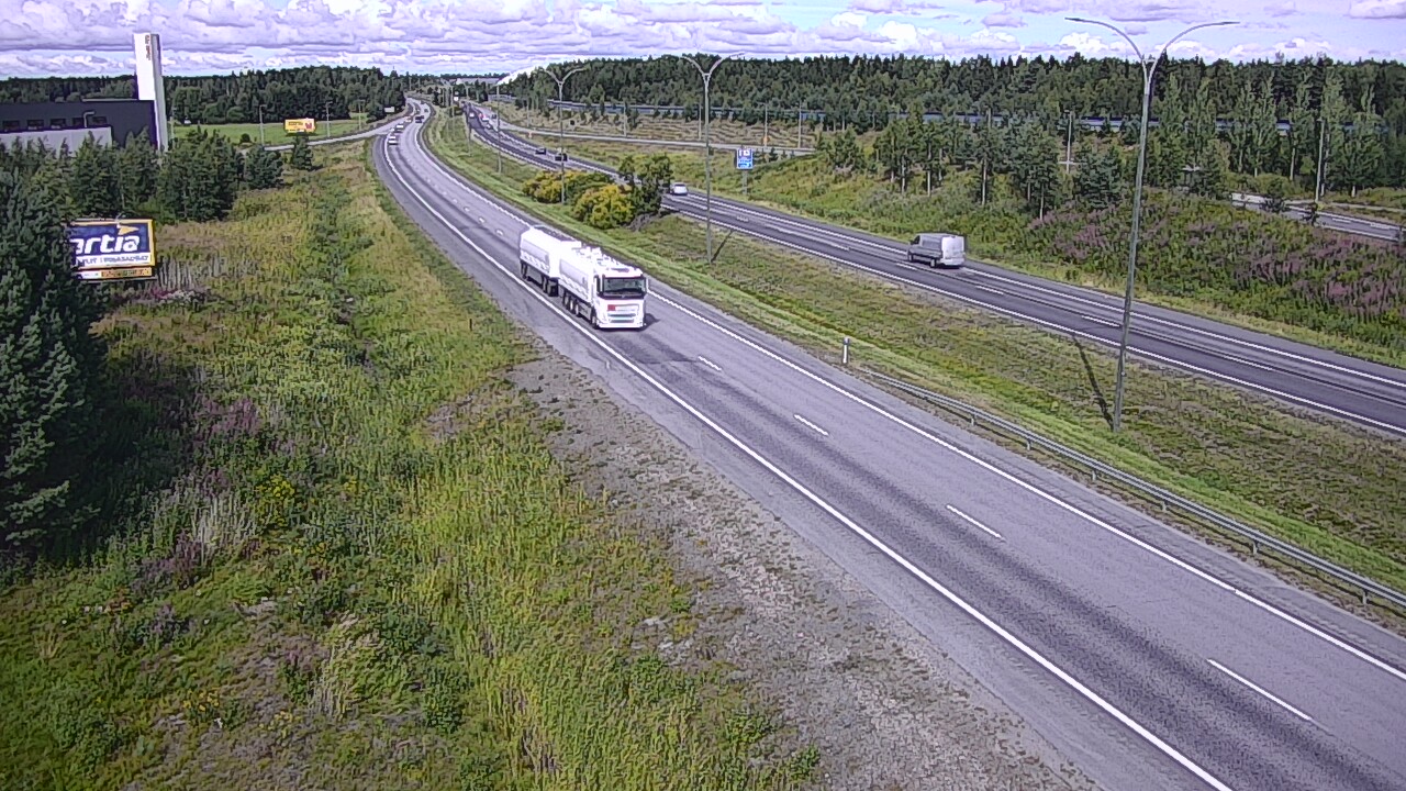Weather Camera Image Road 4 Kempele, Zatelliitti, Oulu, Pohjois-Pohjanmaa