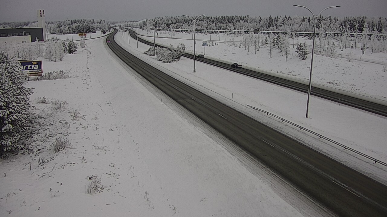 Kelikamerat Kuva Tie 4 Kempele, Zatelliitti, Oulu, Pohjois-Pohjanmaa