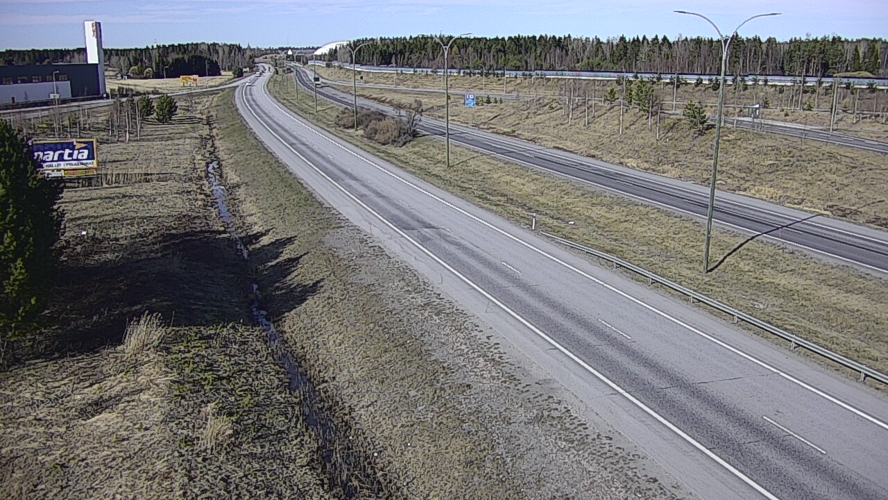 Weather Camera Image Väg 4 Kempele, Zatelliitti, Oulu, Pohjois-Pohjanmaa