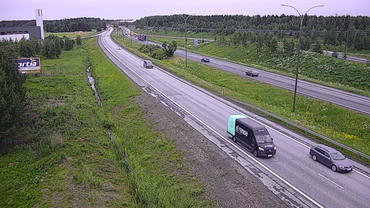 Kelikamerat Kuva Tie 4 Kempele, Zatelliitti, Oulu, Pohjois-Pohjanmaa