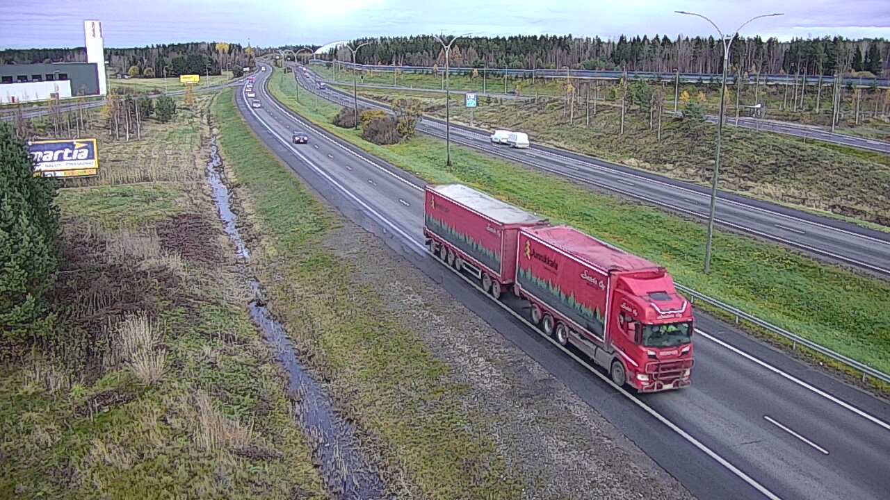 Kelikamerat Kuva Tie 4 Kempele, Zatelliitti, Oulu, Pohjois-Pohjanmaa