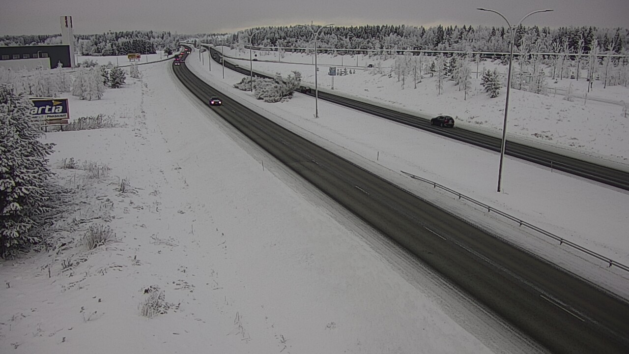 Kelikamerat Kuva Tie 4 Kempele, Zatelliitti, Oulu, Pohjois-Pohjanmaa