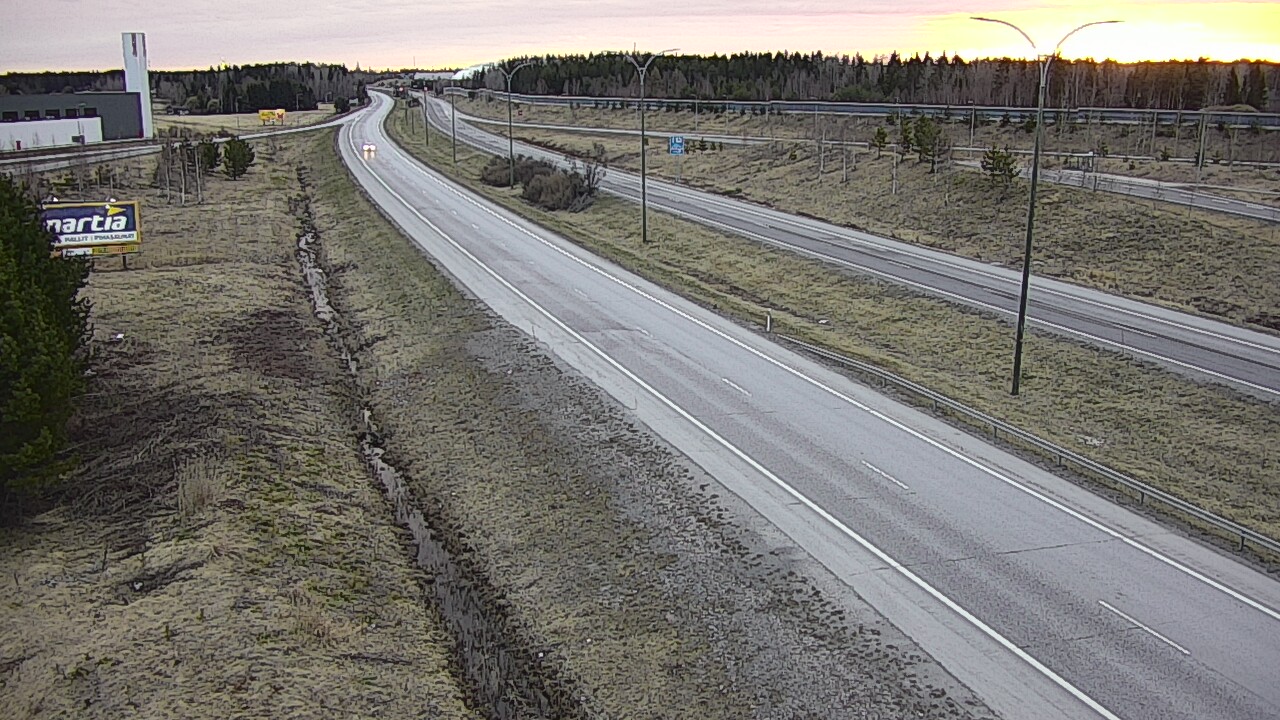 Weather Camera Image Road 4 Kempele, Zatelliitti, Oulu, Pohjois-Pohjanmaa