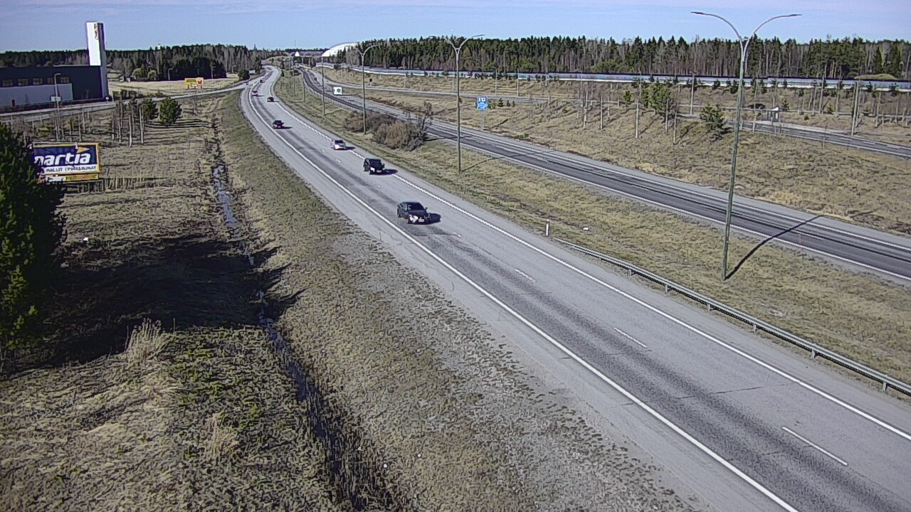 Weather Camera Image Väg 4 Kempele, Zatelliitti, Oulu, Pohjois-Pohjanmaa