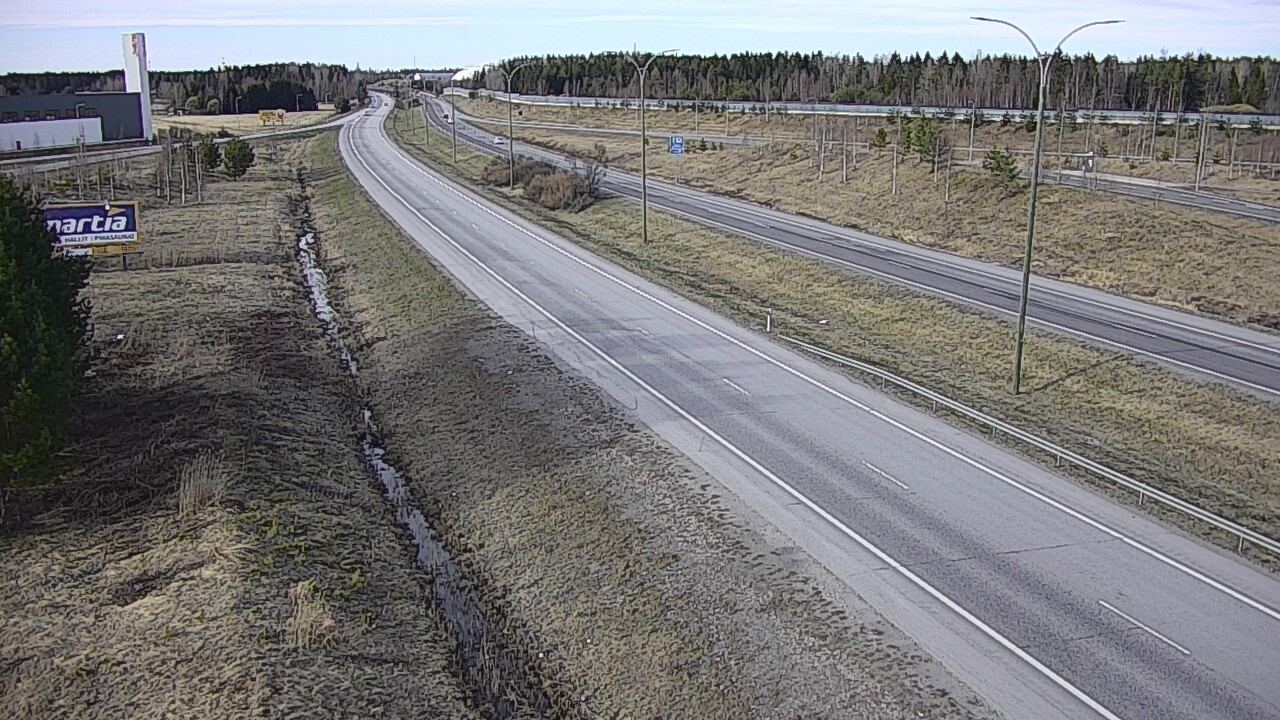 Weather Camera Image Väg 4 Kempele, Zatelliitti, Oulu, Pohjois-Pohjanmaa