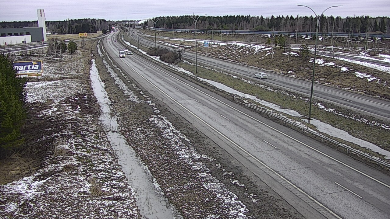 Kelikamerat Kuva Tie 4 Kempele, Zatelliitti, Oulu, Pohjois-Pohjanmaa