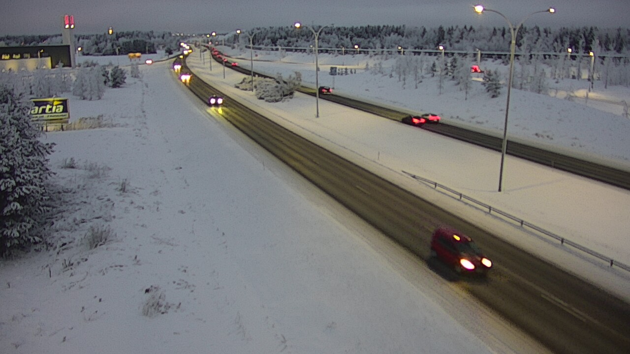 Kelikamerat Kuva Tie 4 Kempele, Zatelliitti, Oulu, Pohjois-Pohjanmaa