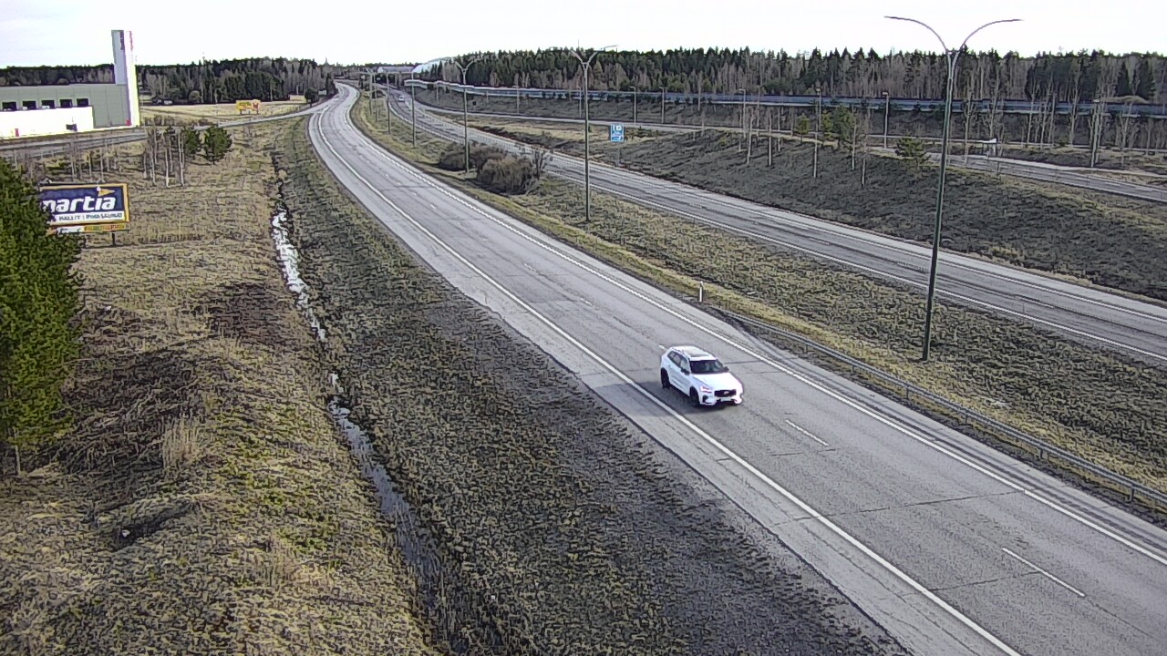 Weather Camera Image Väg 4 Kempele, Zatelliitti, Oulu, Pohjois-Pohjanmaa
