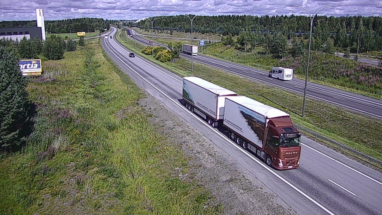 Kelikamerat Kuva Tie 4 Kempele, Zatelliitti, Oulu, Pohjois-Pohjanmaa