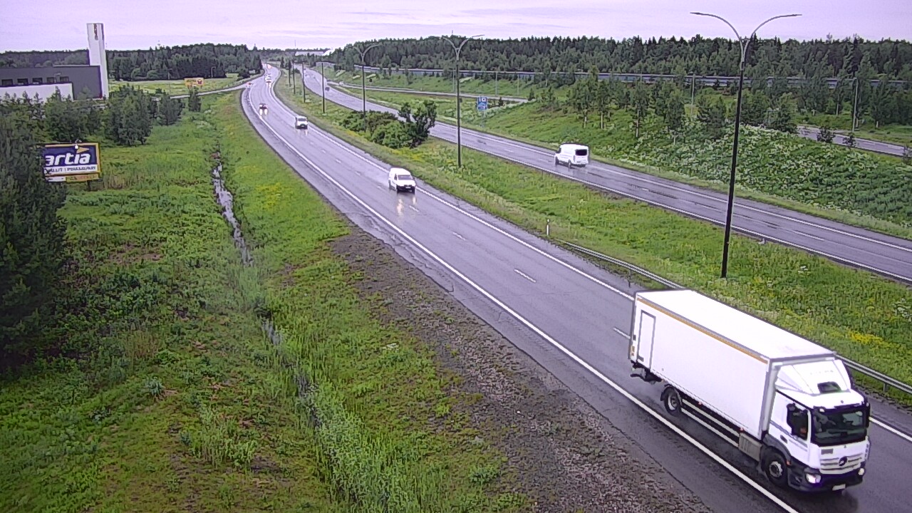 Kelikamerat Kuva Tie 4 Kempele, Zatelliitti, Oulu, Pohjois-Pohjanmaa