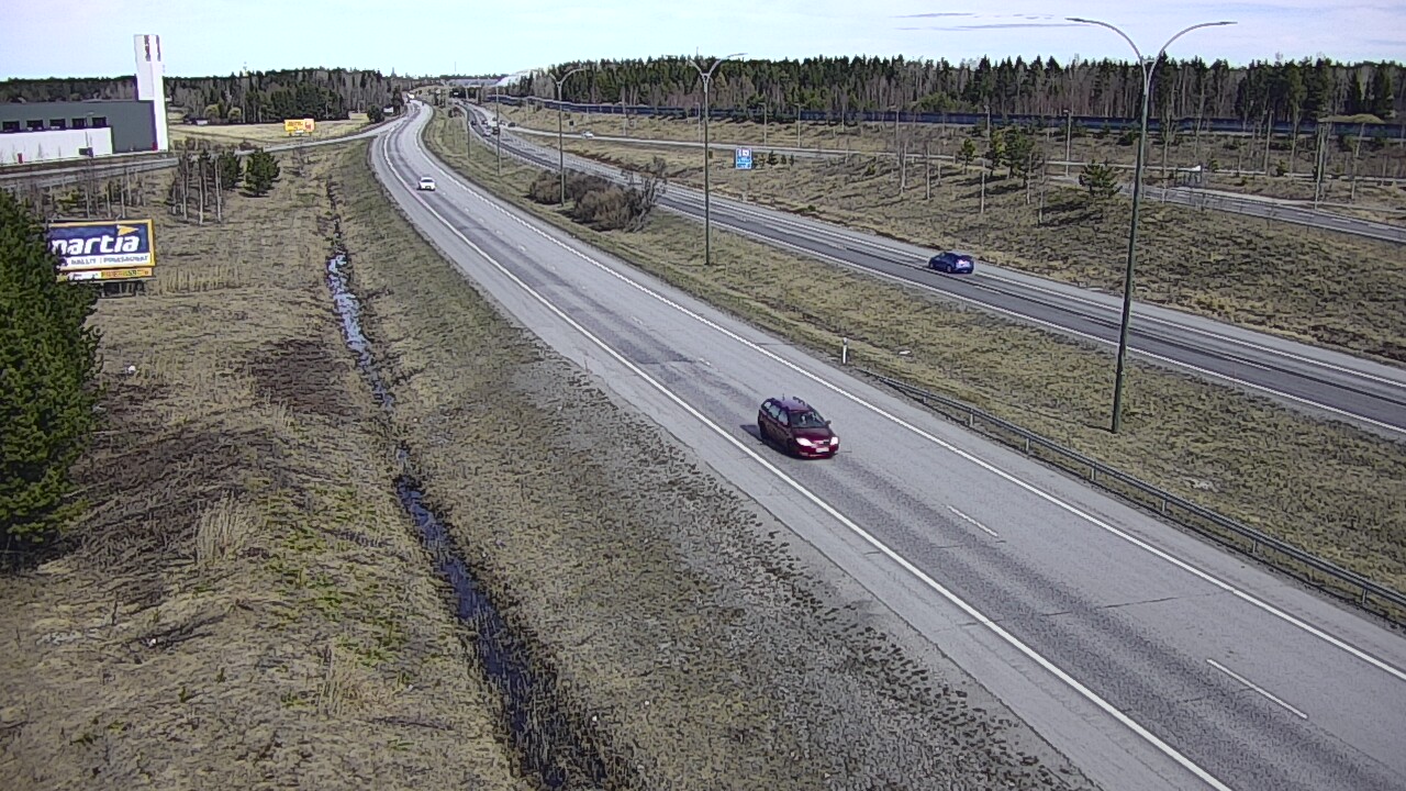 Weather Camera Image Väg 4 Kempele, Zatelliitti, Oulu, Pohjois-Pohjanmaa
