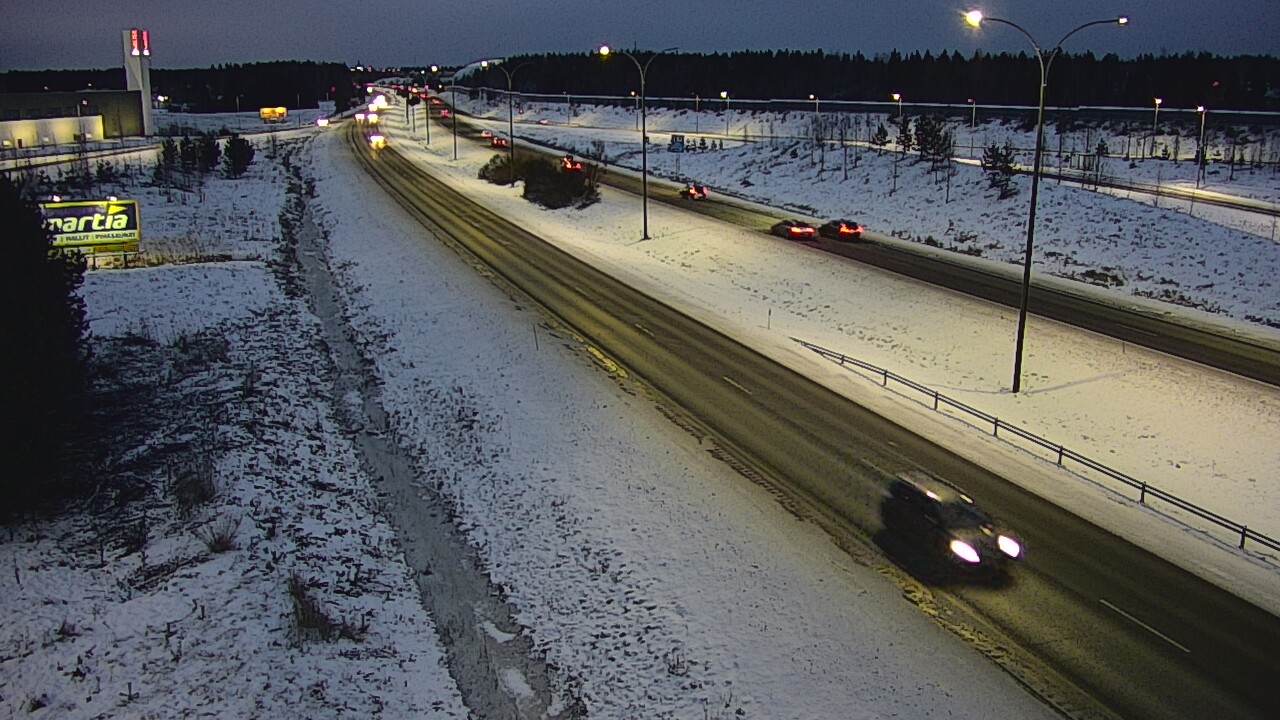 Kelikamerat Kuva Tie 4 Kempele, Zatelliitti, Oulu, Pohjois-Pohjanmaa