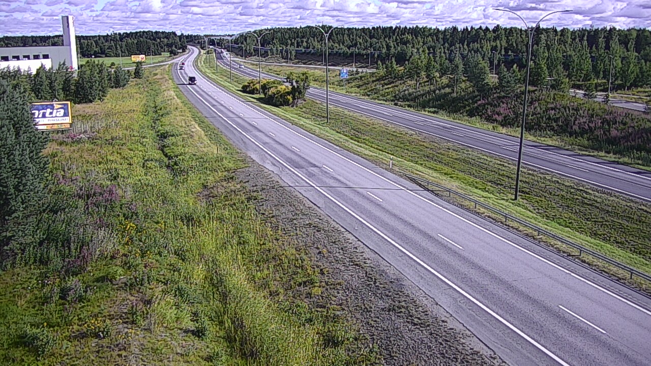 Kelikamerat Kuva Tie 4 Kempele, Zatelliitti, Oulu, Pohjois-Pohjanmaa