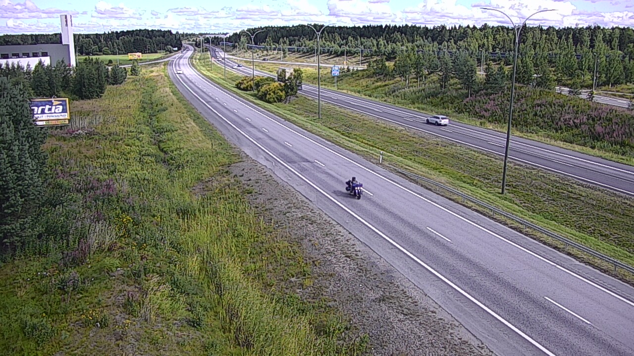 Weather Camera Image Väg 4 Kempele, Zatelliitti, Oulu, Pohjois-Pohjanmaa