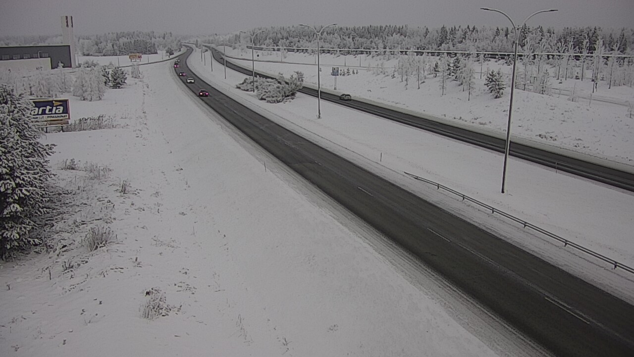 Kelikamerat Kuva Tie 4 Kempele, Zatelliitti, Oulu, Pohjois-Pohjanmaa