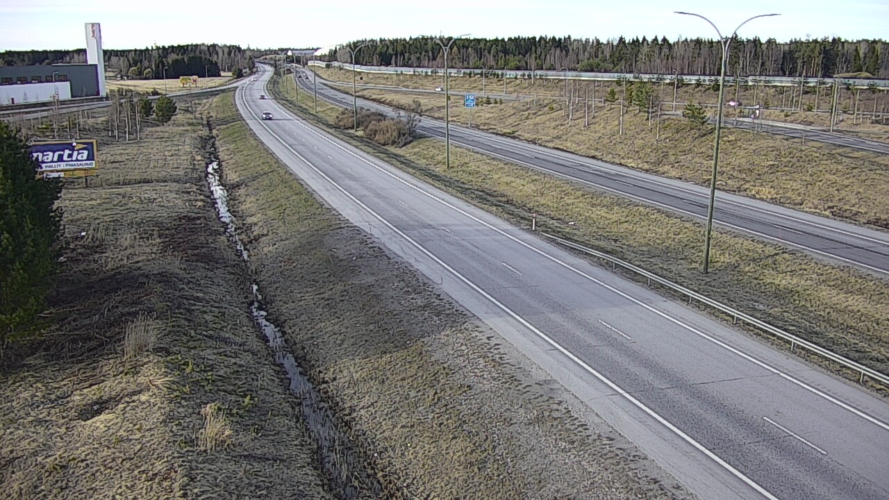 Weather Camera Image Väg 4 Kempele, Zatelliitti, Oulu, Pohjois-Pohjanmaa
