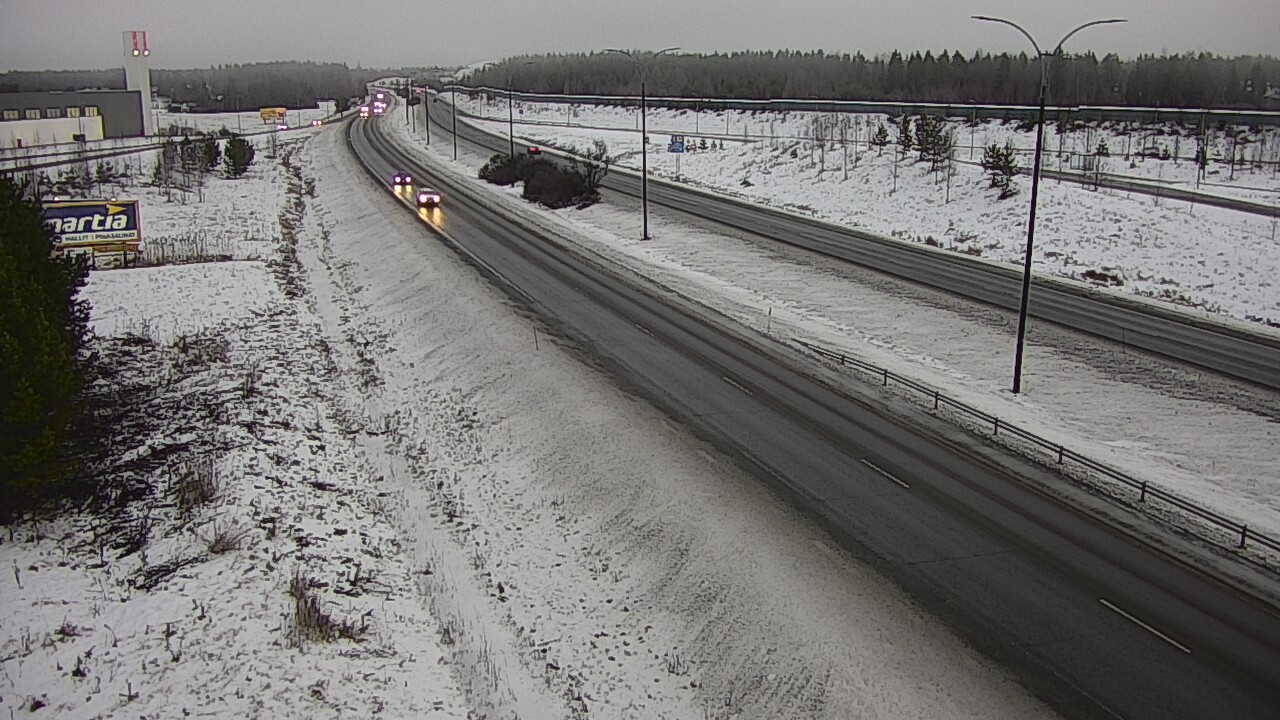 Weather Camera Image Road 4 Kempele, Zatelliitti, Oulu, Pohjois-Pohjanmaa