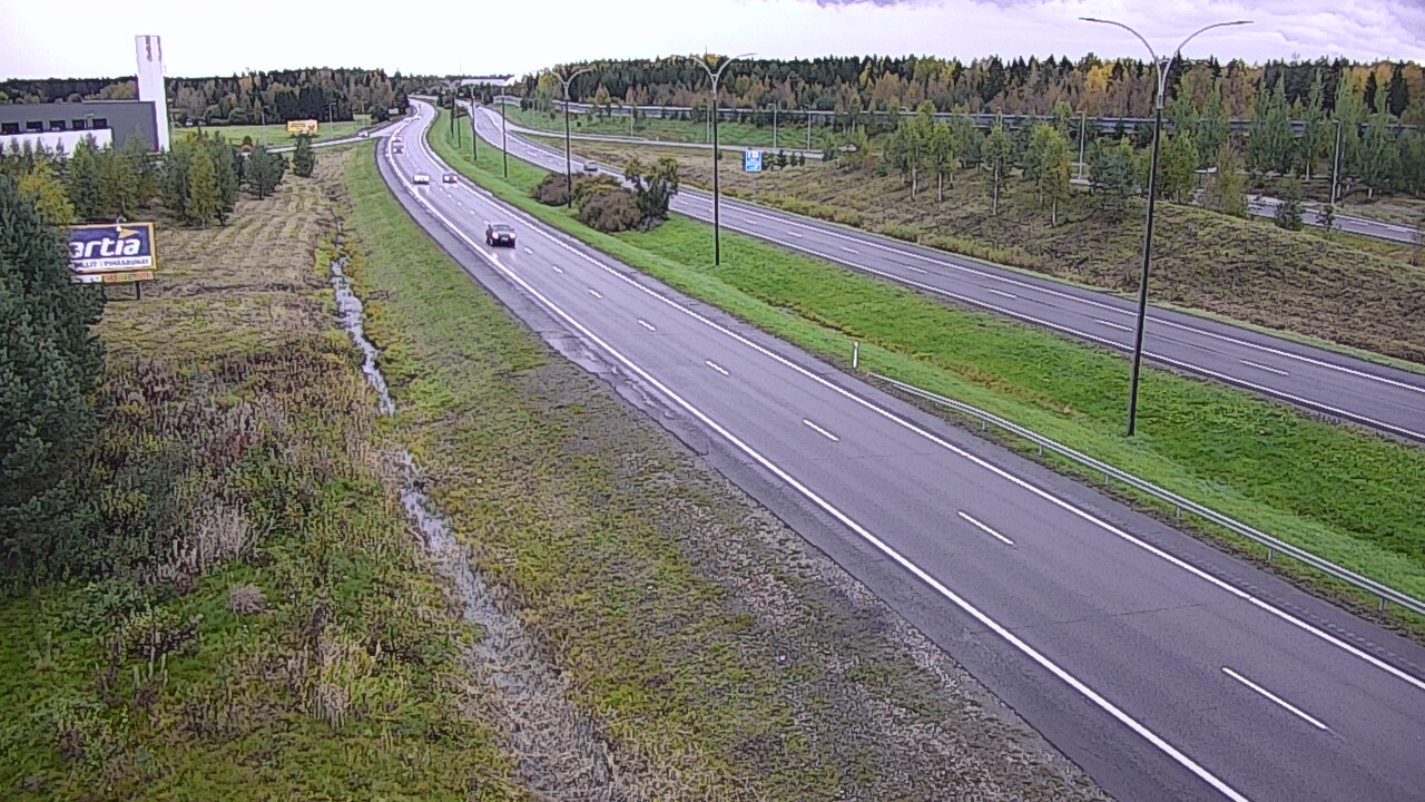 Weather Camera Image Road 4 Kempele, Zatelliitti, Oulu, Pohjois-Pohjanmaa