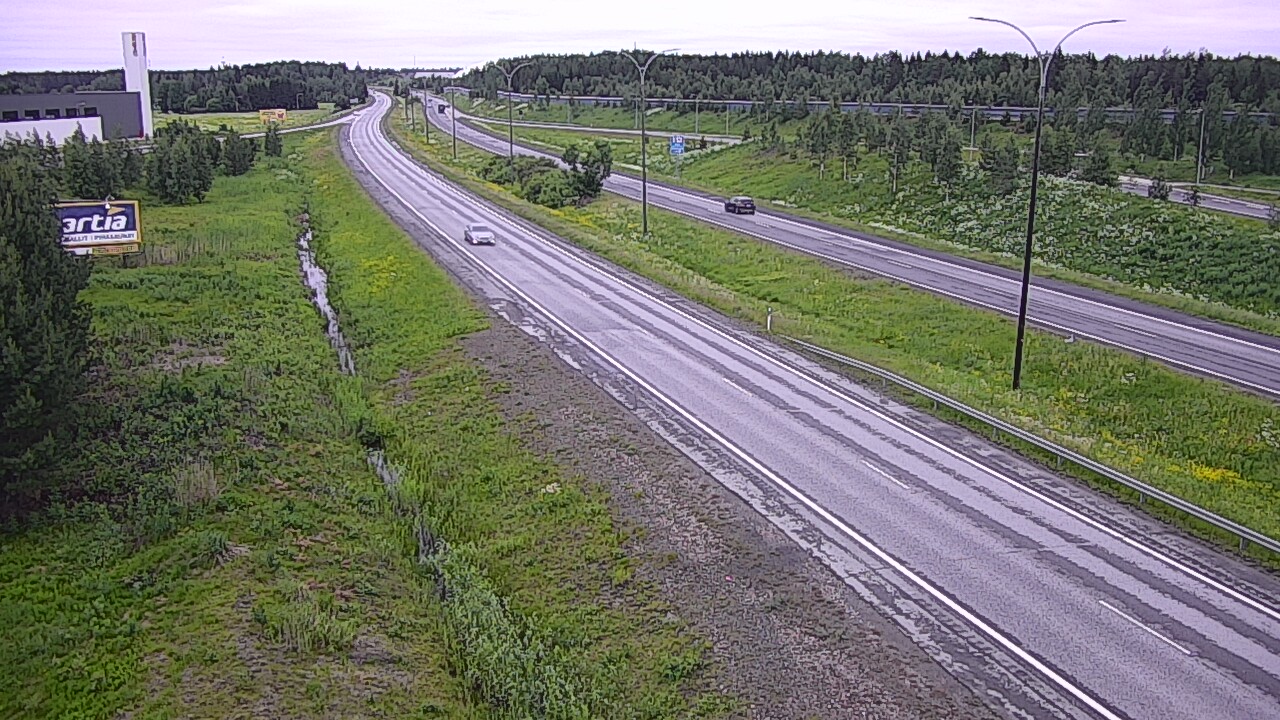 Kelikamerat Kuva Tie 4 Kempele, Zatelliitti, Oulu, Pohjois-Pohjanmaa