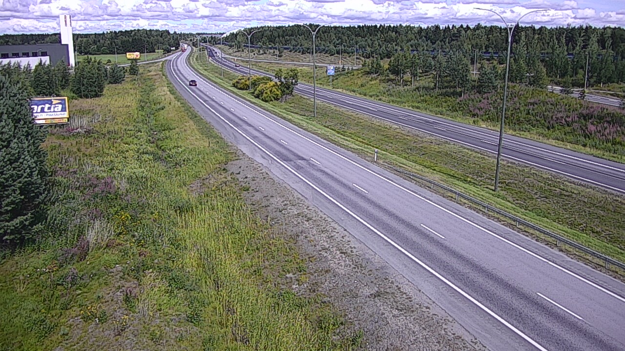 Weather Camera Image Road 4 Kempele, Zatelliitti, Oulu, Pohjois-Pohjanmaa