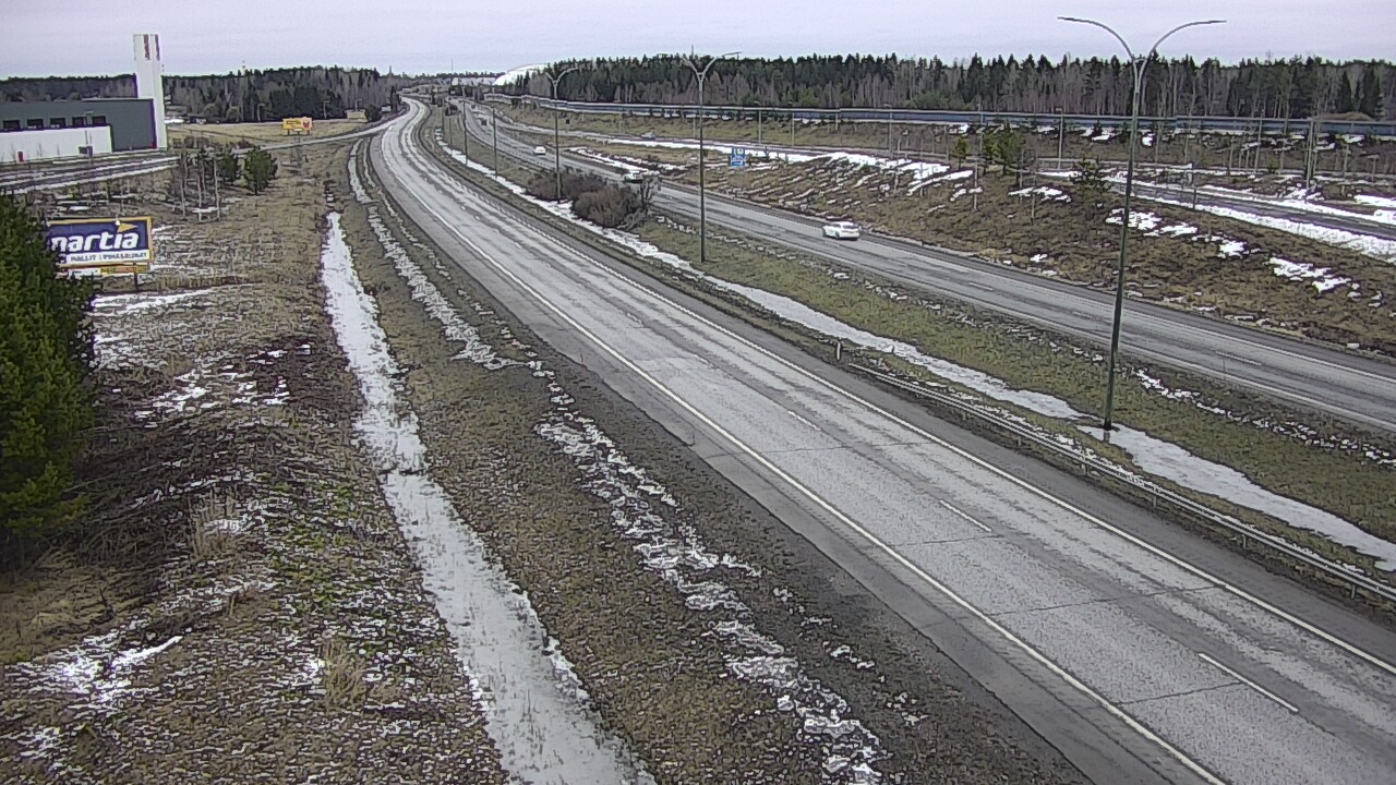 Weather Camera Image Road 4 Kempele, Zatelliitti, Oulu, Pohjois-Pohjanmaa