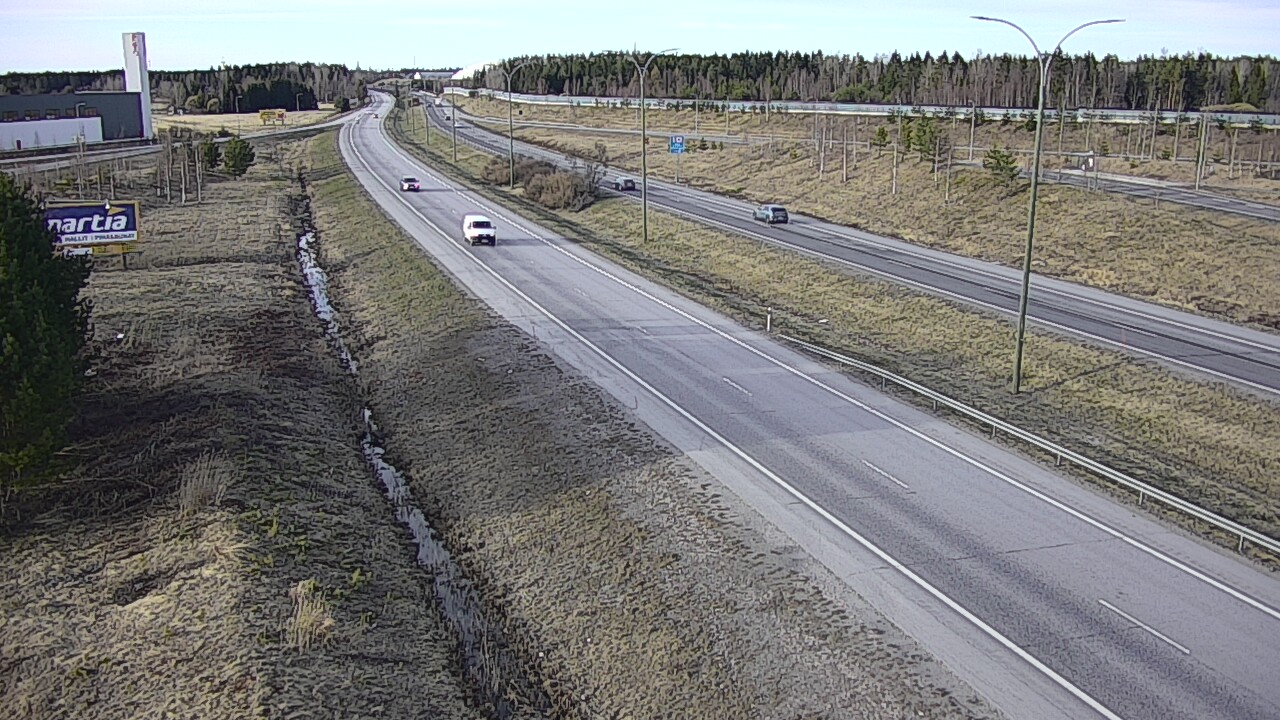 Weather Camera Image Väg 4 Kempele, Zatelliitti, Oulu, Pohjois-Pohjanmaa