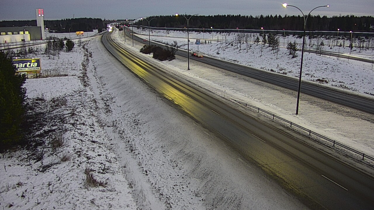 Weather Camera Image Road 4 Kempele, Zatelliitti, Oulu, Pohjois-Pohjanmaa