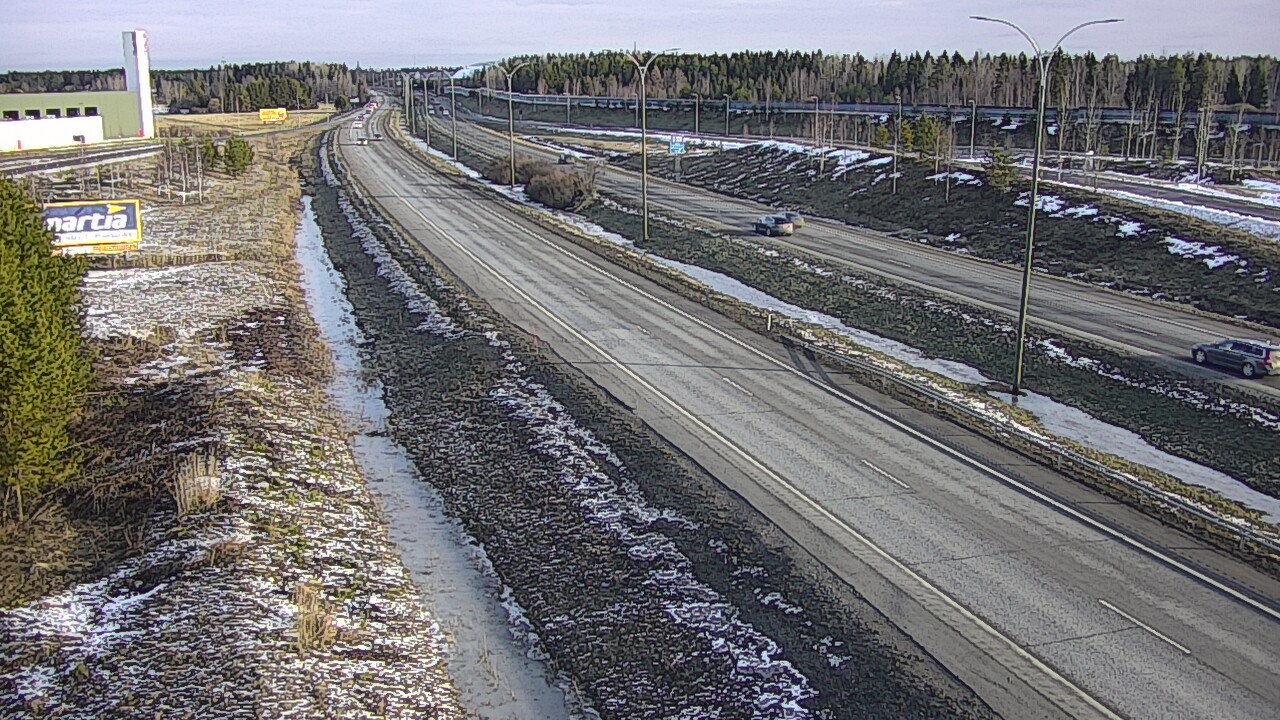 Kelikamerat Kuva Tie 4 Kempele, Zatelliitti, Oulu, Pohjois-Pohjanmaa