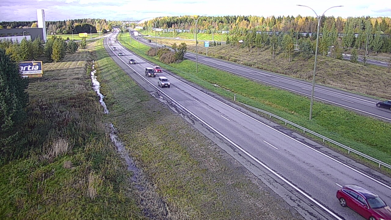 Weather Camera Image Road 4 Kempele, Zatelliitti, Oulu, Pohjois-Pohjanmaa