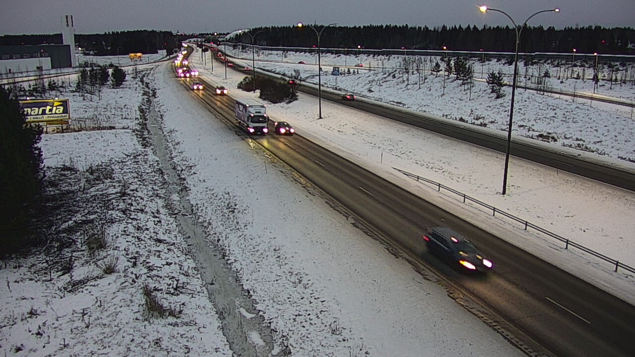 Kelikamerat Kuva Tie 4 Kempele, Zatelliitti, Oulu, Pohjois-Pohjanmaa