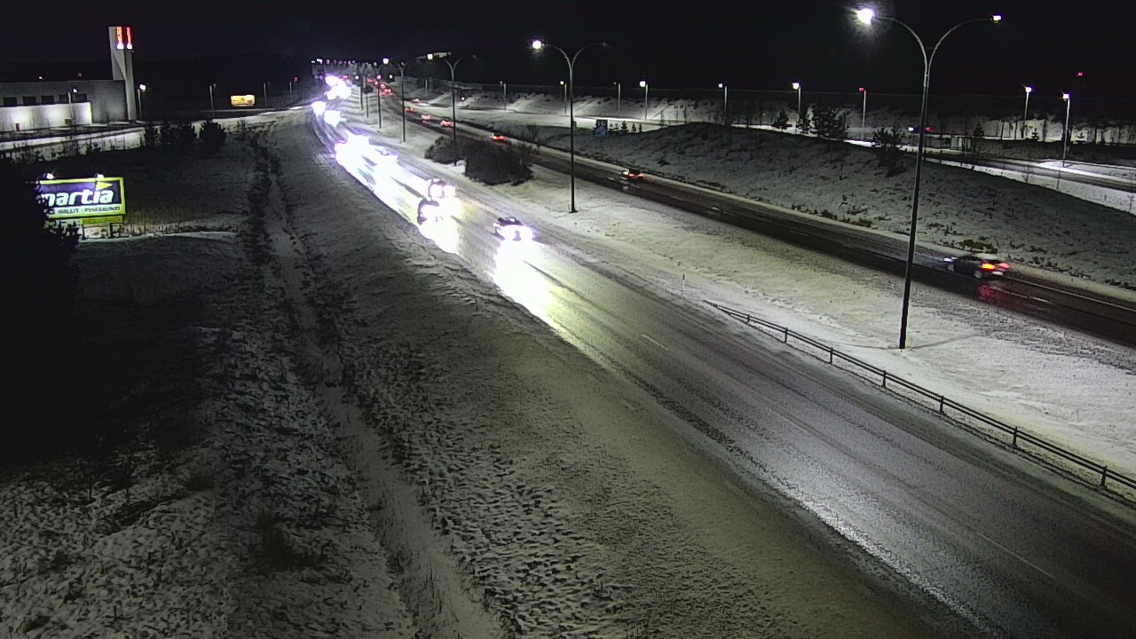 Weather Camera Image Road 4 Kempele, Zatelliitti, Oulu, Pohjois-Pohjanmaa