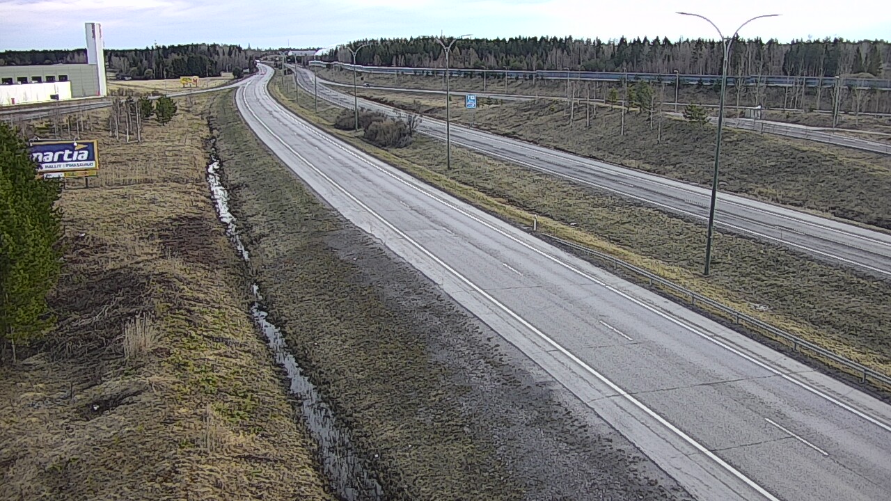 Weather Camera Image Väg 4 Kempele, Zatelliitti, Oulu, Pohjois-Pohjanmaa