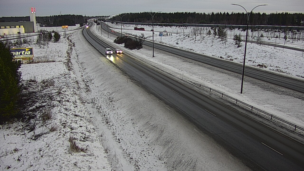 Weather Camera Image Road 4 Kempele, Zatelliitti, Oulu, Pohjois-Pohjanmaa