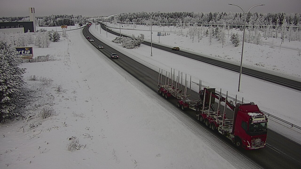 Kelikamerat Kuva Tie 4 Kempele, Zatelliitti, Oulu, Pohjois-Pohjanmaa