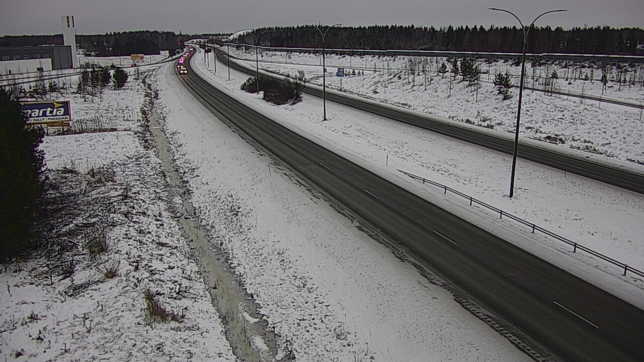 Kelikamerat Kuva Tie 4 Kempele, Zatelliitti, Oulu, Pohjois-Pohjanmaa