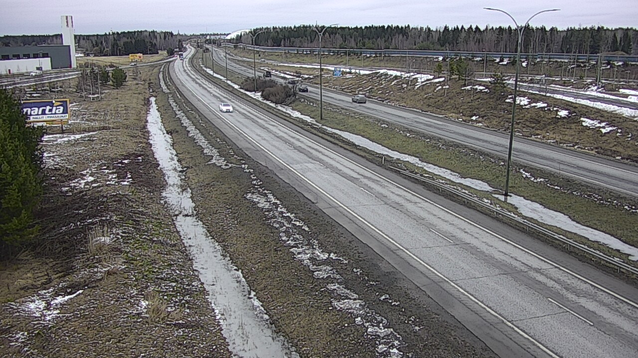 Weather Camera Image Road 4 Kempele, Zatelliitti, Oulu, Pohjois-Pohjanmaa
