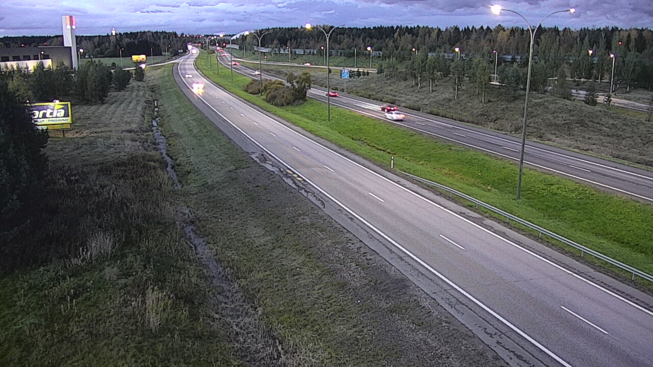 Weather Camera Image Road 4 Kempele, Zatelliitti, Oulu, Pohjois-Pohjanmaa