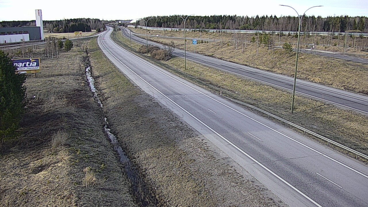 Weather Camera Image Väg 4 Kempele, Zatelliitti, Oulu, Pohjois-Pohjanmaa