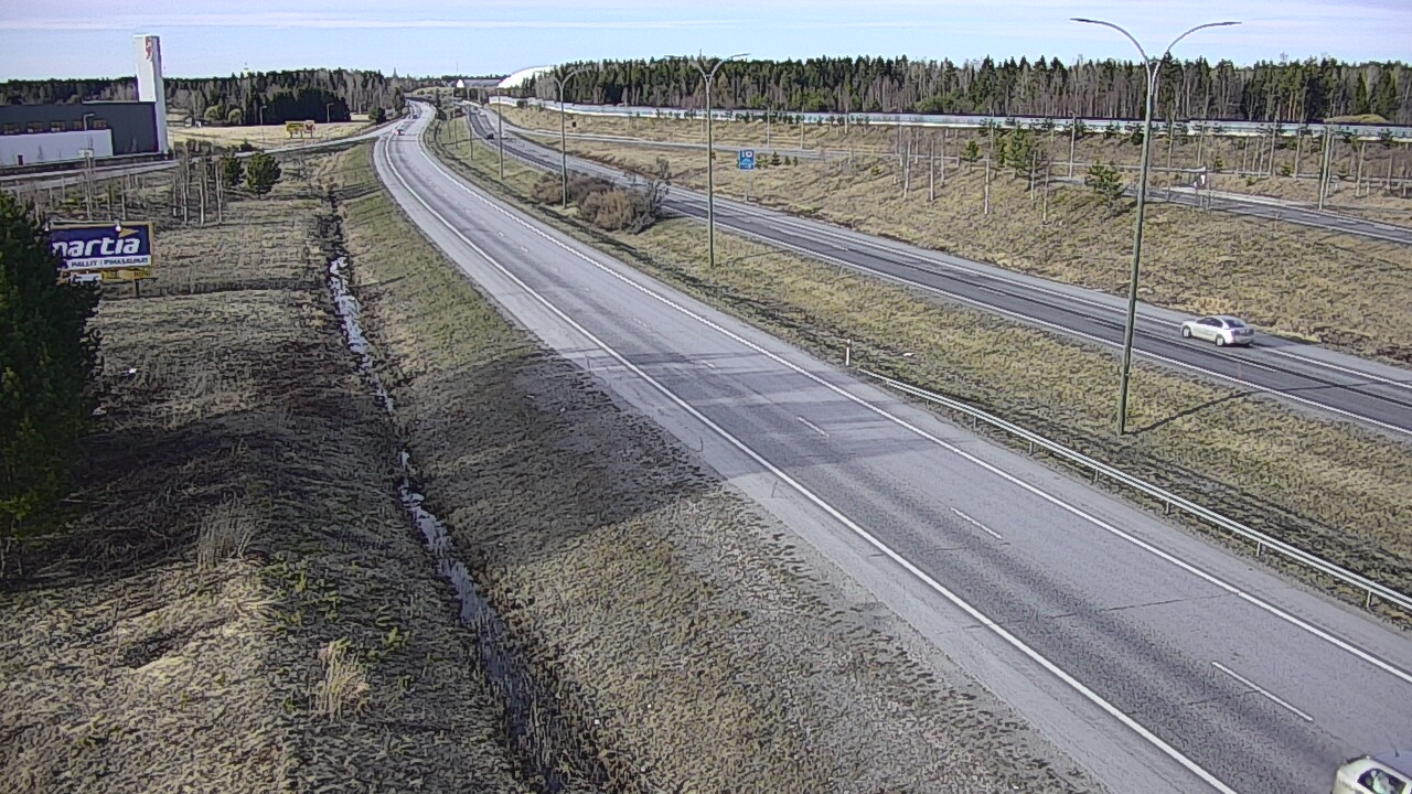 Weather Camera Image Väg 4 Kempele, Zatelliitti, Oulu, Pohjois-Pohjanmaa