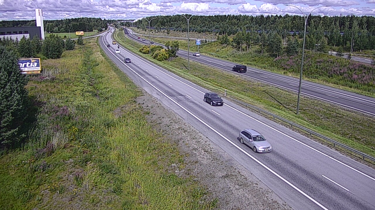 Weather Camera Image Road 4 Kempele, Zatelliitti, Oulu, Pohjois-Pohjanmaa