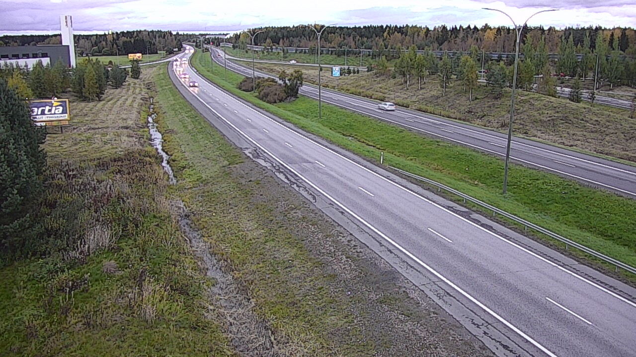 Weather Camera Image Road 4 Kempele, Zatelliitti, Oulu, Pohjois-Pohjanmaa