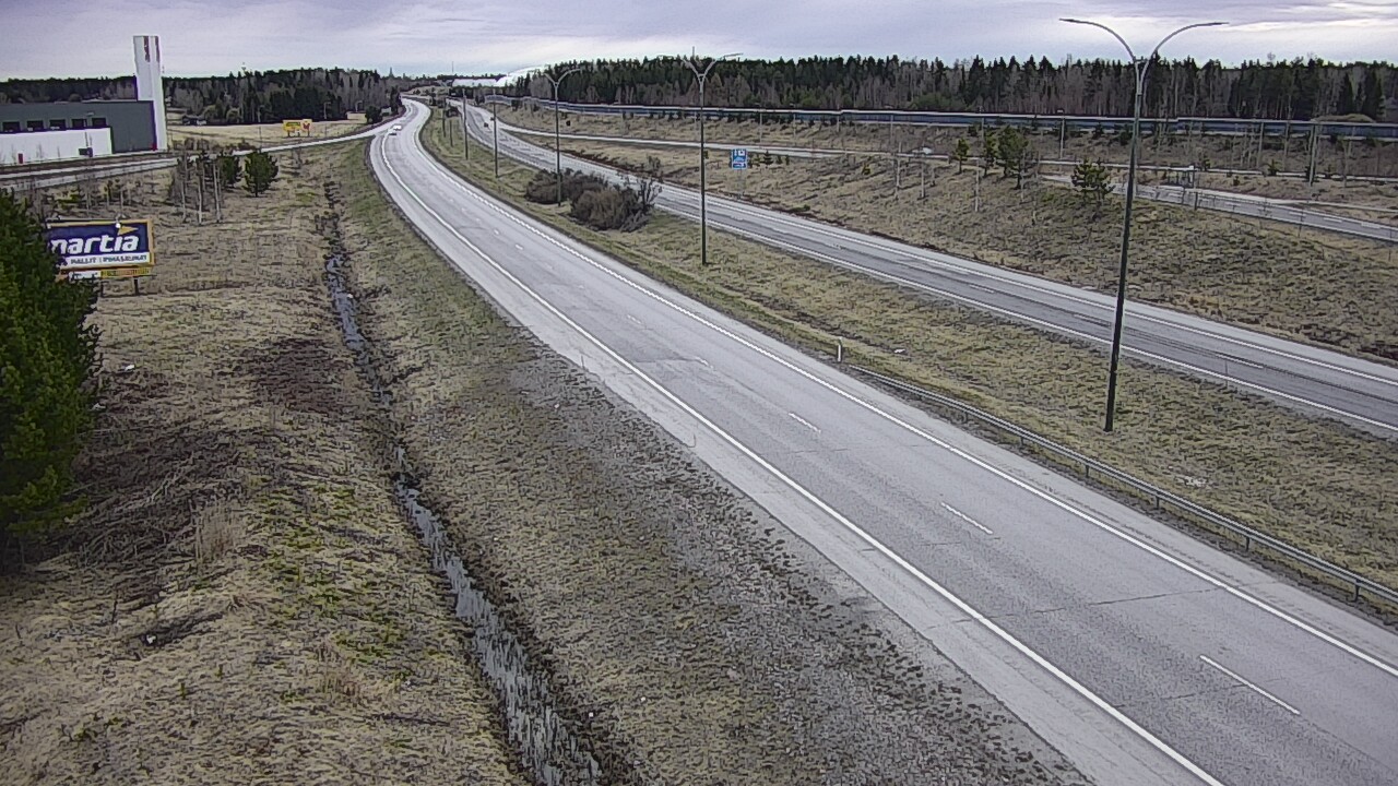 Weather Camera Image Road 4 Kempele, Zatelliitti, Oulu, Pohjois-Pohjanmaa