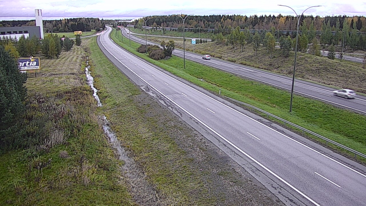 Weather Camera Image Road 4 Kempele, Zatelliitti, Oulu, Pohjois-Pohjanmaa