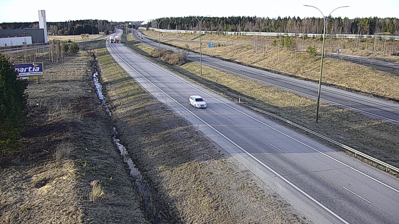 Weather Camera Image Väg 4 Kempele, Zatelliitti, Oulu, Pohjois-Pohjanmaa
