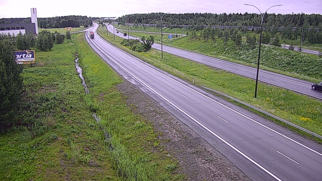 Kelikamerat Kuva Tie 4 Kempele, Zatelliitti, Oulu, Pohjois-Pohjanmaa